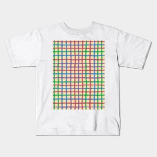 Plaid Pattern Light Kids T-Shirt